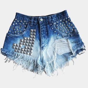 Unique Customized Denim Shorts